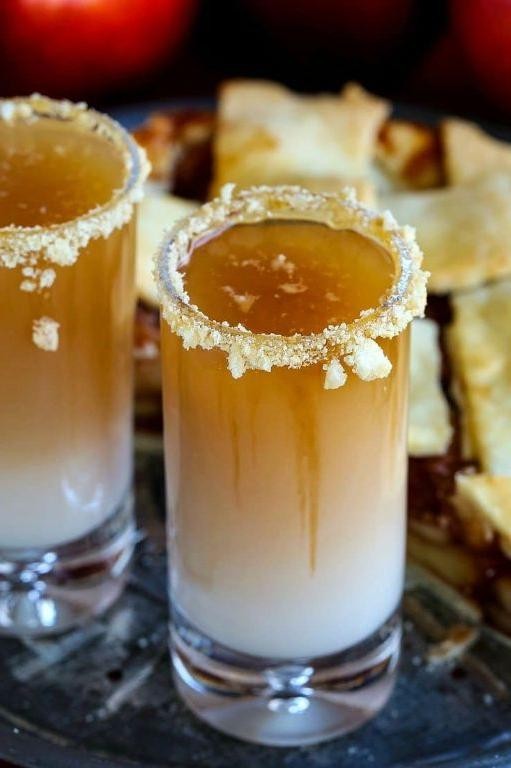Caramel Apple RumChata Shot