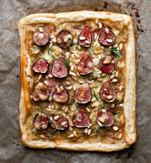Caramelized Green Fig Tart