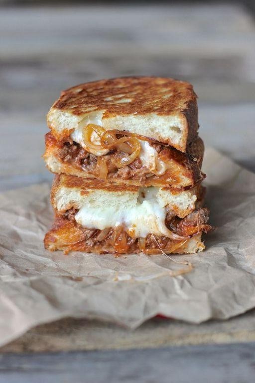 Caramelized Onion Swiss Manwich