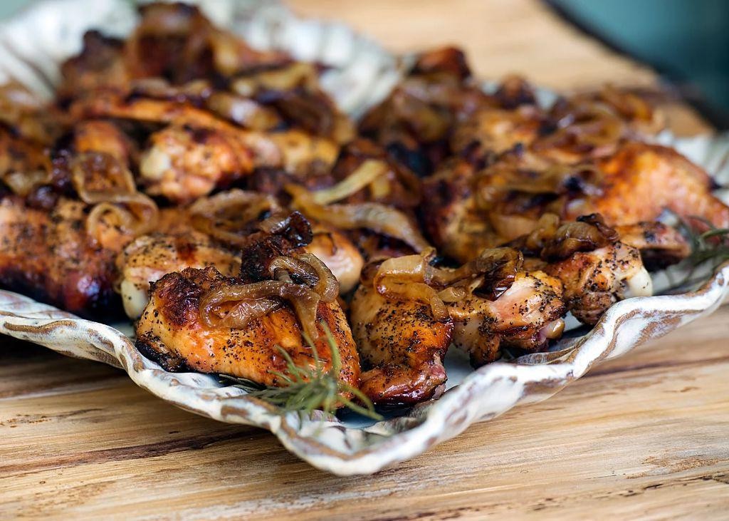 Caramelized Onion and Whiskey Wings