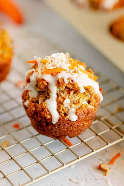 Carrot Cake Fiber One Muffins