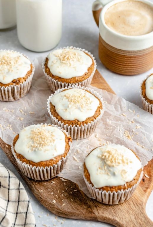 Carrot Cake Lowfat Muffins