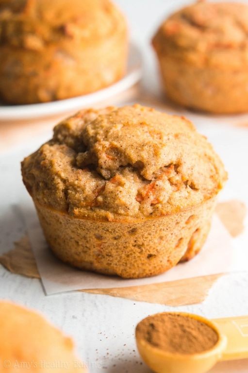 Carrot Cake Protein Muffins