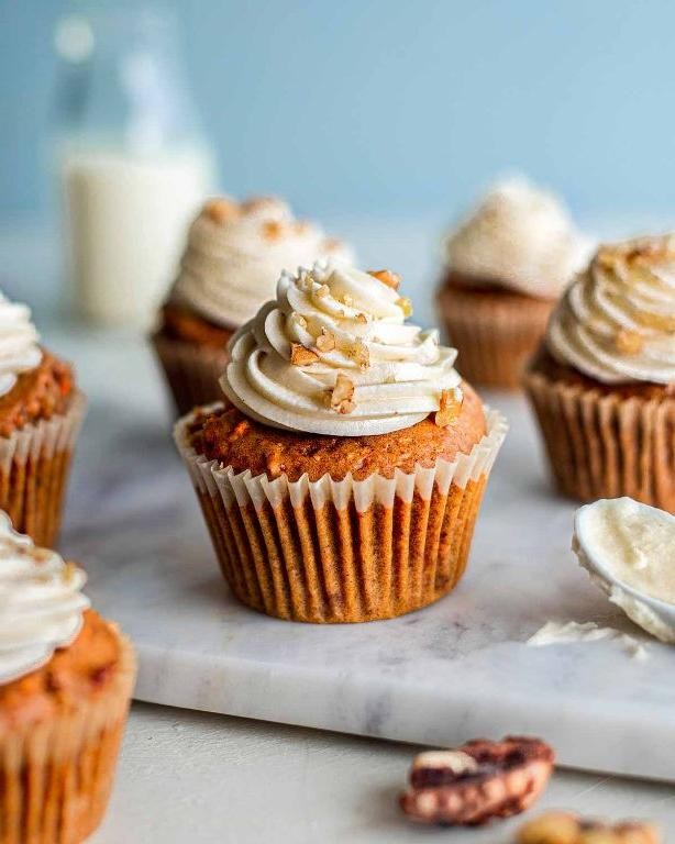 Carrot Cake Vegan Cupcakes