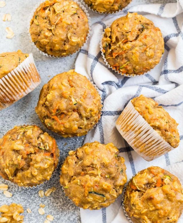 Carrot and Zucchini Muffins