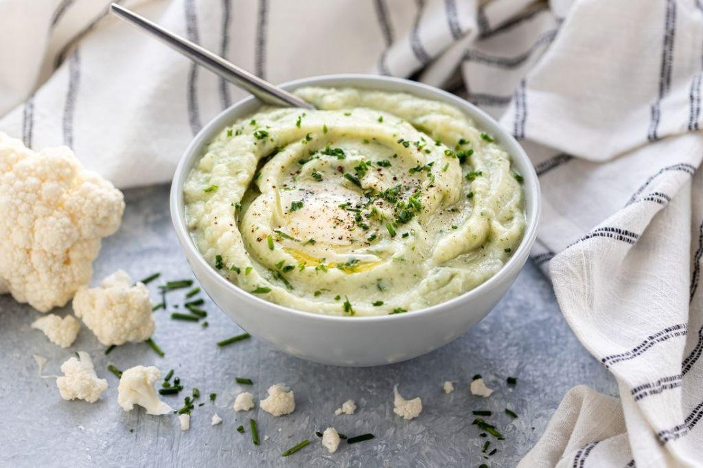 Cauliflower Mash with Chives