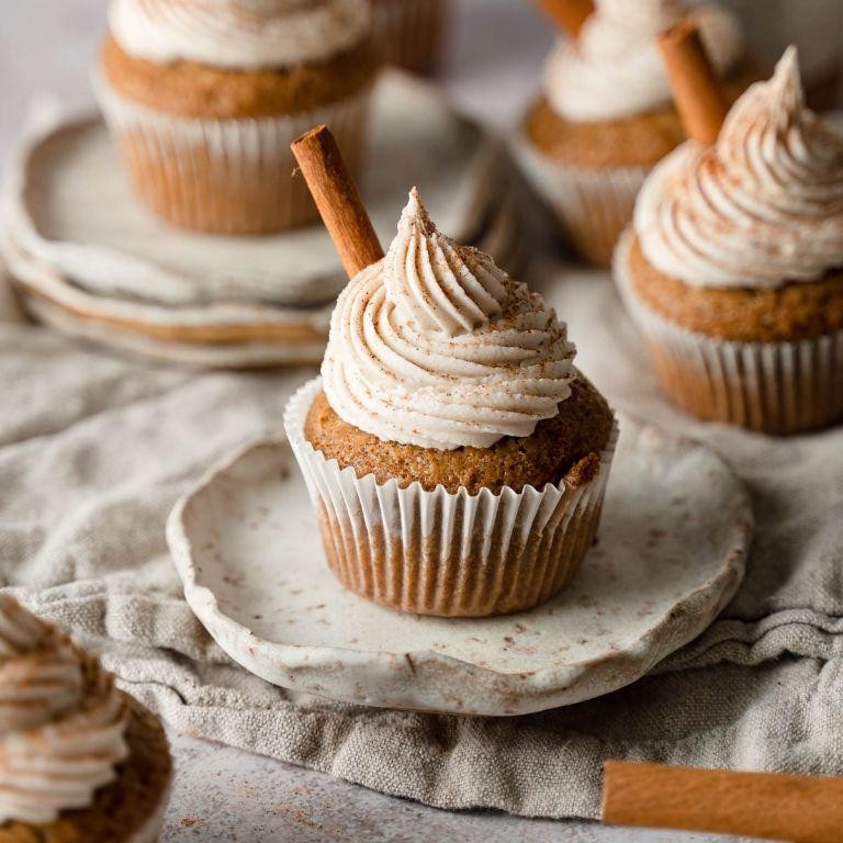 Chai Spice Vegan Cupcakes