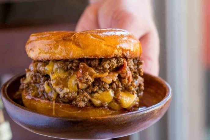 Cheesy Bacon Manwich Melt