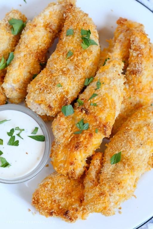 Cheesy Baked Chicken Tenders
