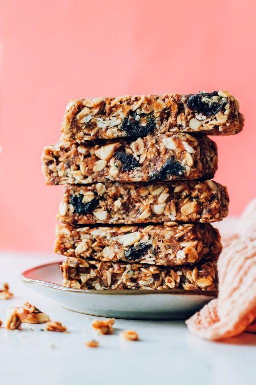 Cherry Almond Oat Bars
