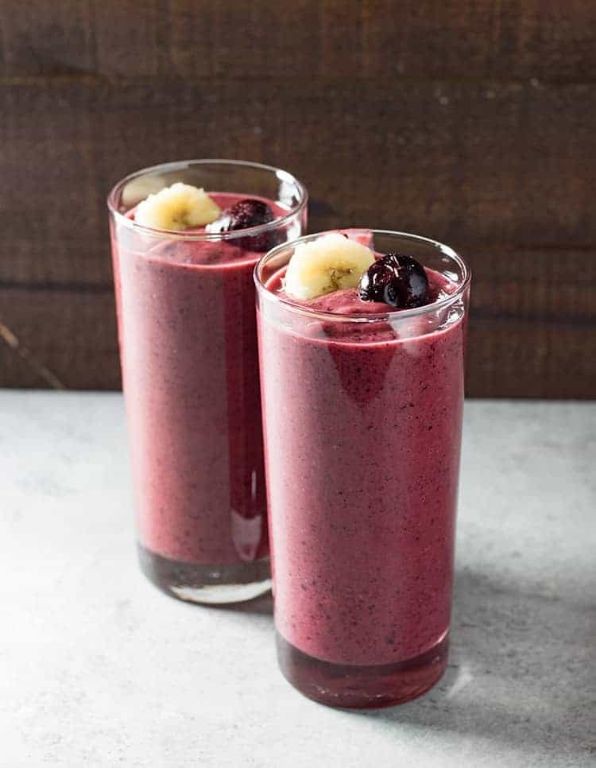 Cherry Banana Yogurt Smoothie