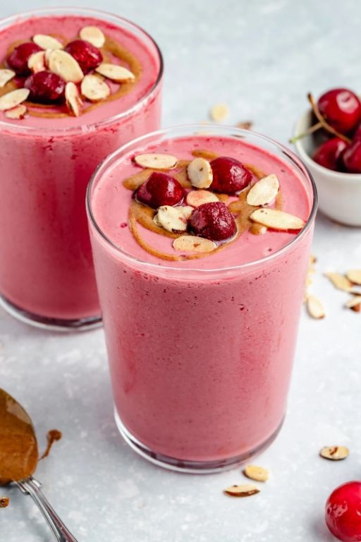 Cherry Vanilla Almond Smoothie