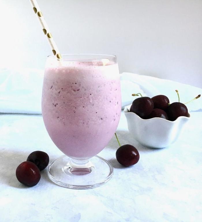 Cherry Vanilla Protein Smoothie