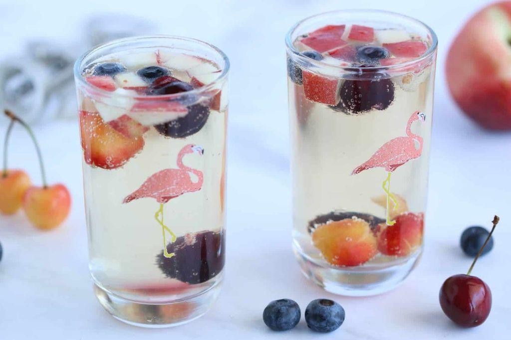 Cherry and Almond White Sangria