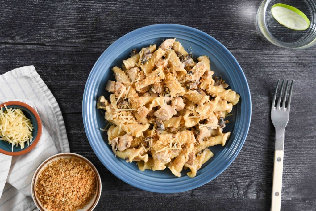 Chicken Alfredo Campanelle Pasta
