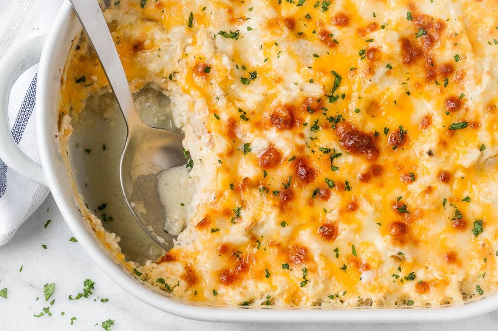 Chicken Cauliflower Rice Casserole