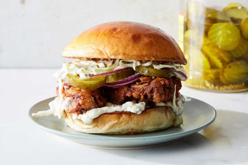 Chicken Fried Chicken Sliders with Pickles