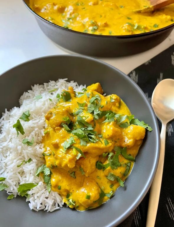 Chicken Korma with Saffron Rice