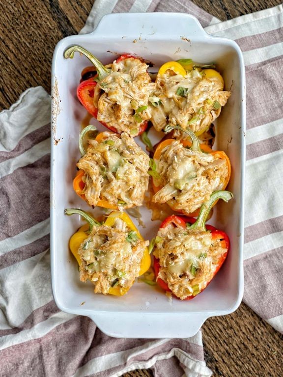 Chicken Stuffed Bell Peppers
