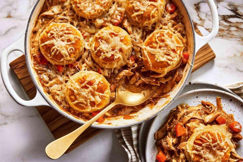 Chicken and Onion Pot Pie