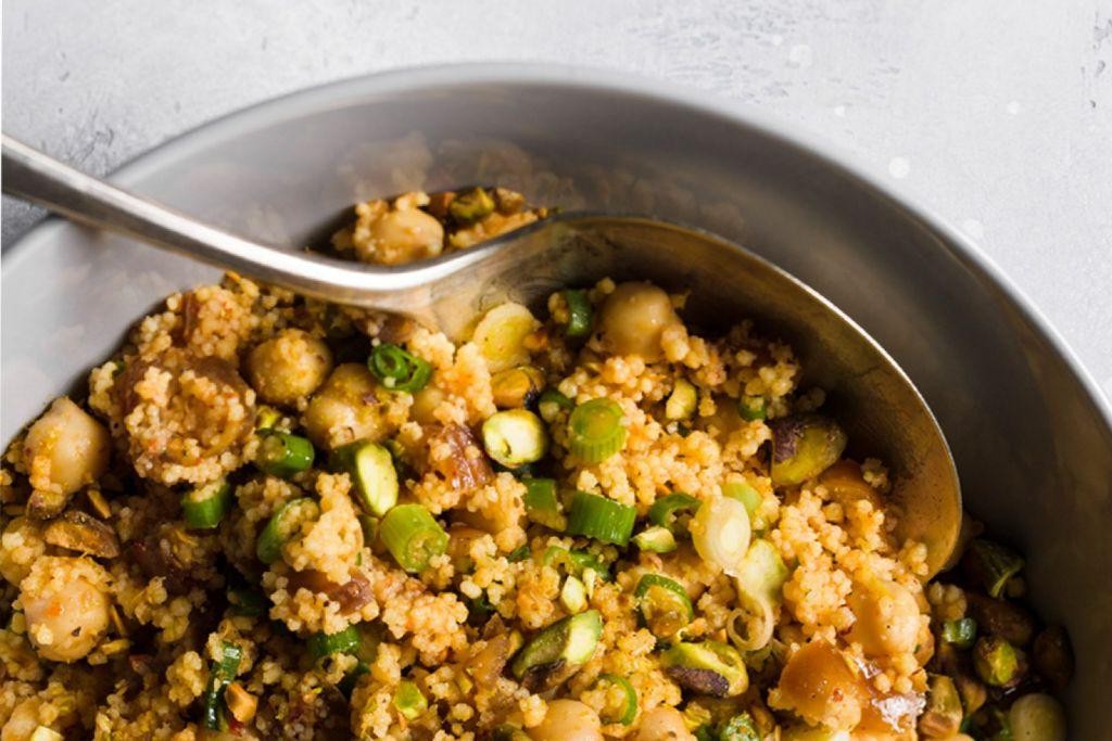 Chickpea and Date Couscous Pilaf