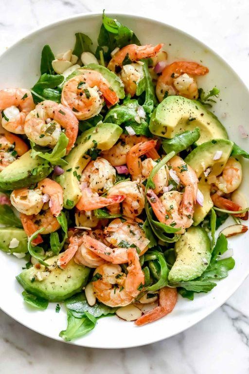 Chilled Wakame Salad with Shrimp and Citrus