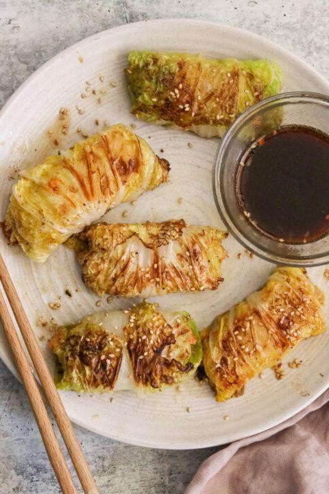 Chinese Cabbage and Shrimp Wontons