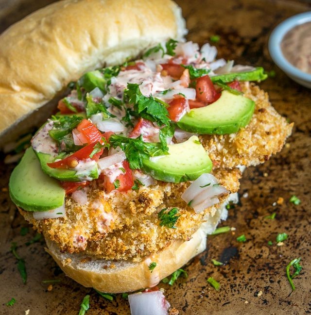 Chipotle Mayo Chicken Cutlet Sandwich