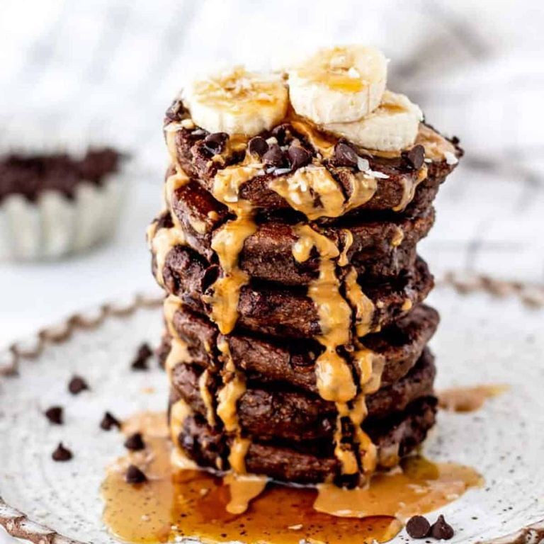 Chocolate Banana Quest Protein Pancakes