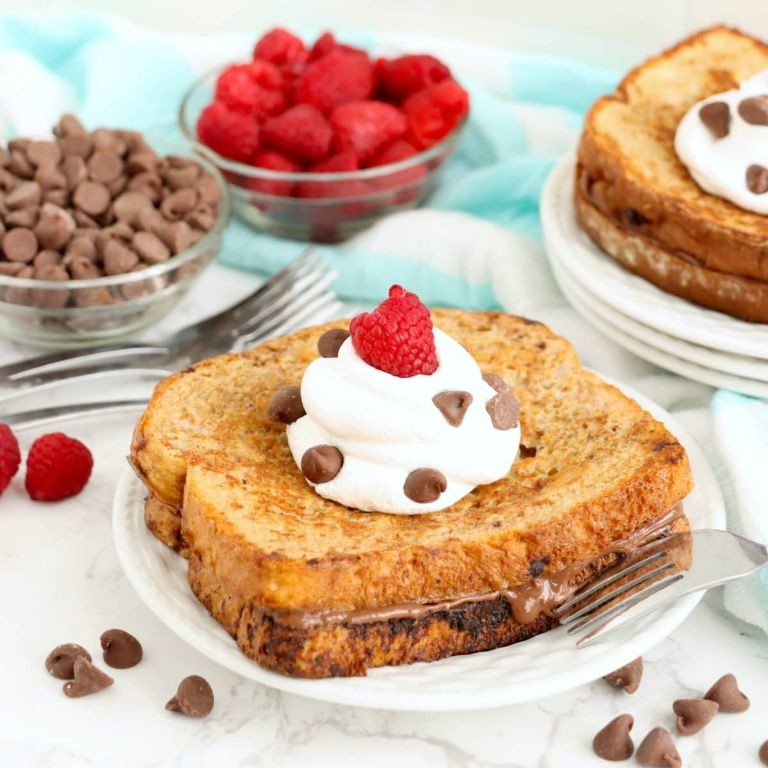 Chocolate Chip French Toast Individual Serving