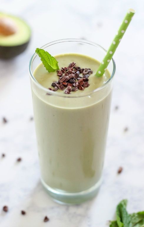 Chocolate Mint Protein Shake