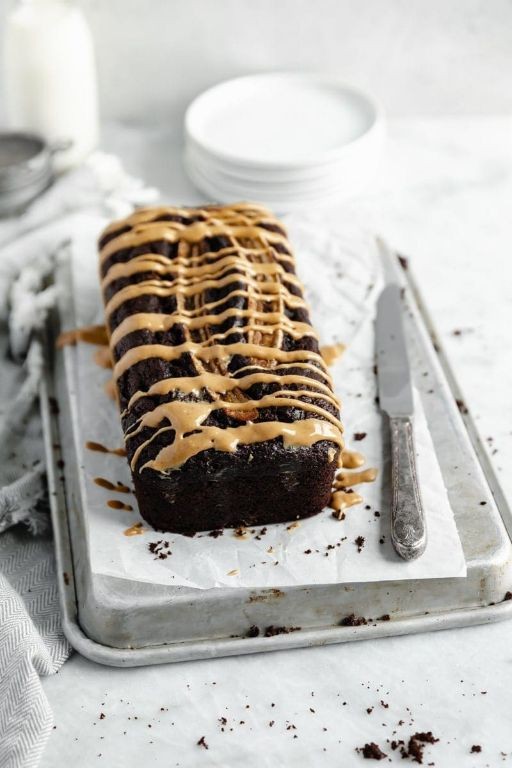 Chocolate Peanut Butter Banana Bread