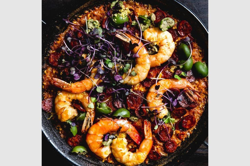 Chorizo and Shrimp Paella