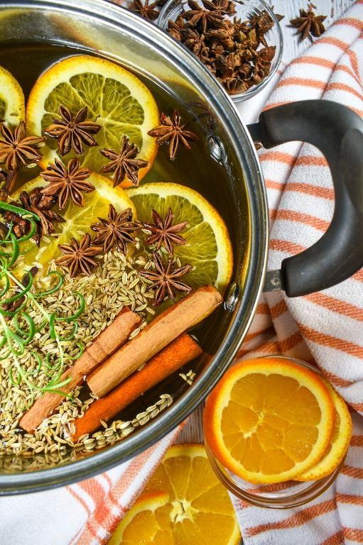 Cinnamon Stick and Star Anise Simmer Pot