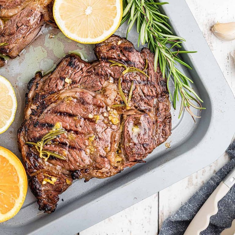 Citrus and Garlic Infused Ribeye Roast
