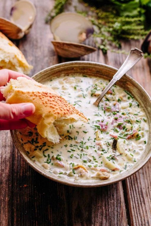 Clam Chowder Broth Soup
