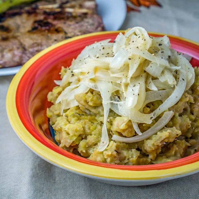 Classic Dominican Mangú with Sautéed Onions