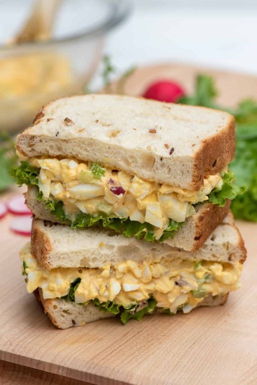 Classic Egg Salad Sandwiches