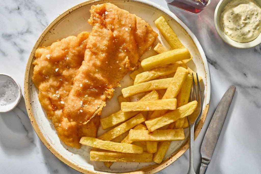 Classic Fish and Chips-Style Battered Cod