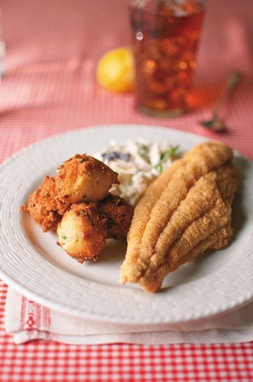 Classic Fried Catfish with Hush Puppies