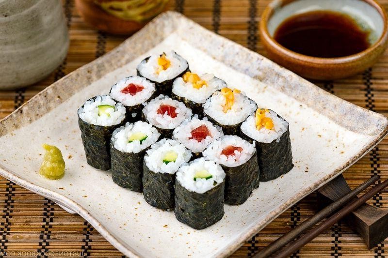 Classic Japanese Sushi Rolls