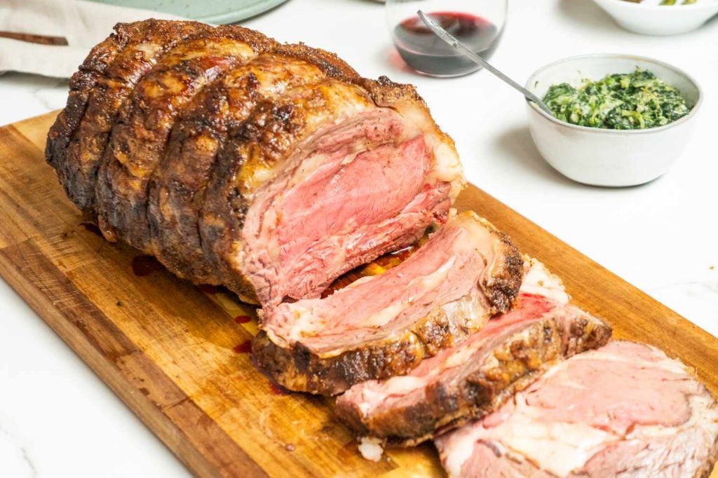 Classic Prime Ribeye Roast with Au Jus