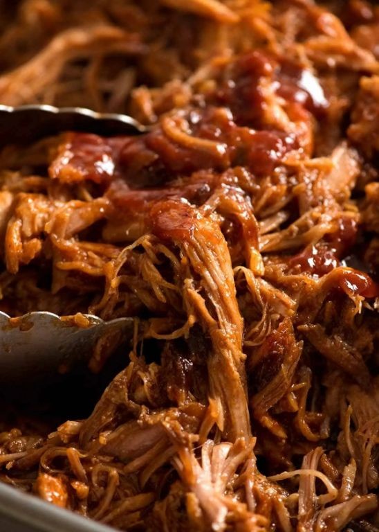 Classic Slow Cooker Pulled Pork with BBQ Sauce