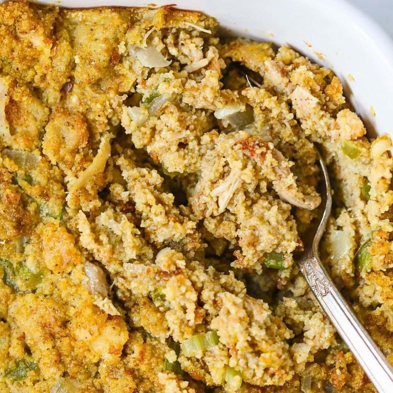 Classic Southern Chicken and Dressing Casserole
