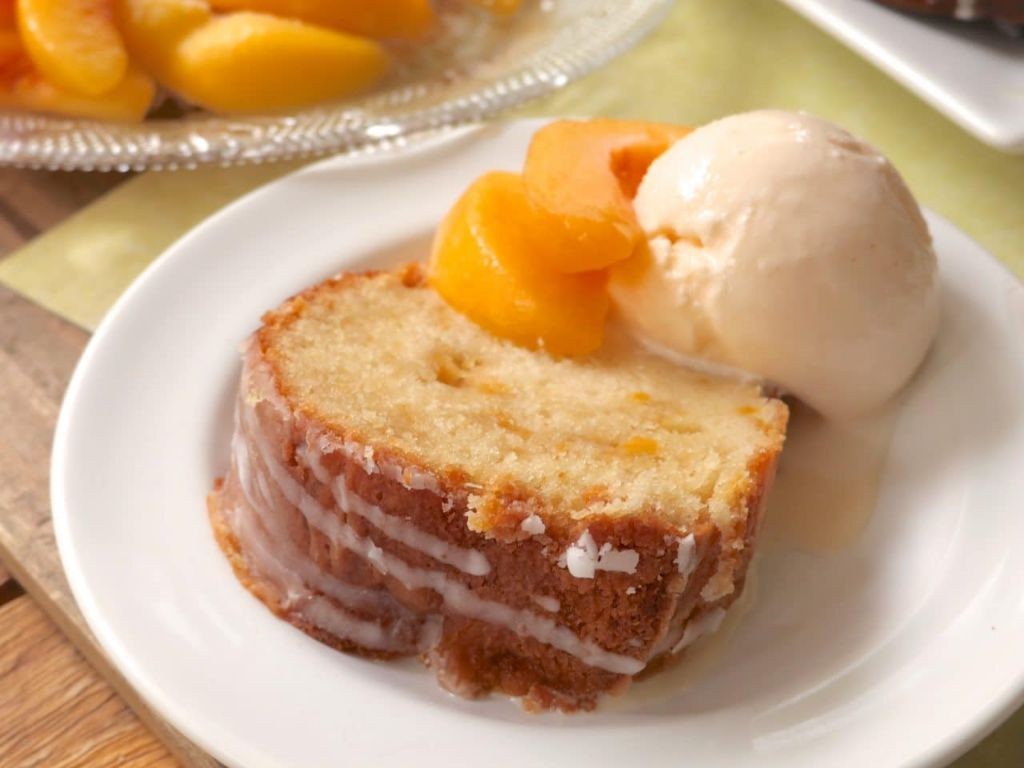 Classic Southern Peach Pound Cake