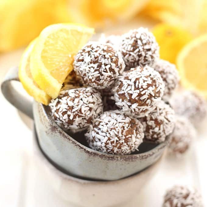 Coconut Chia Protein Energy Balls