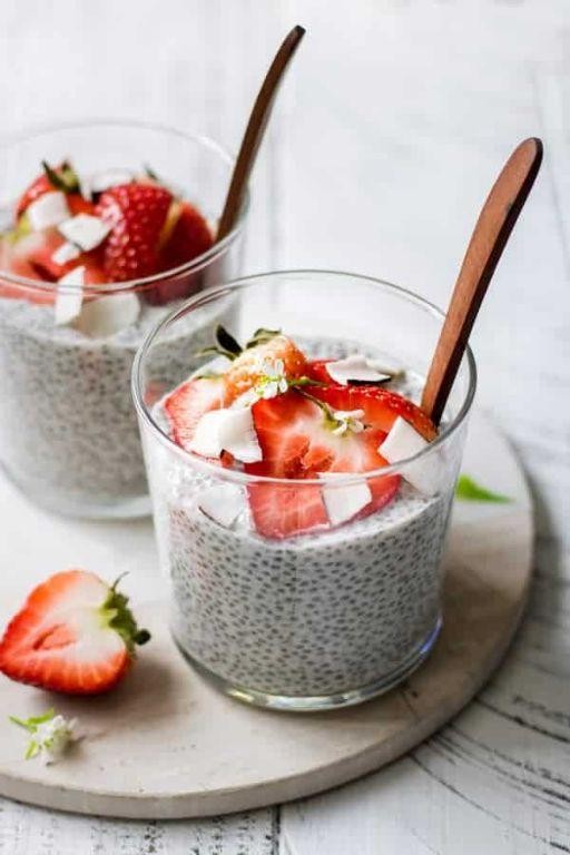 Coconut Chia Protein Pudding