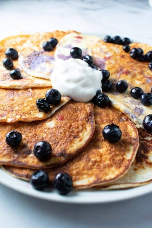 Coconut Cream Quest Protein Pancakes