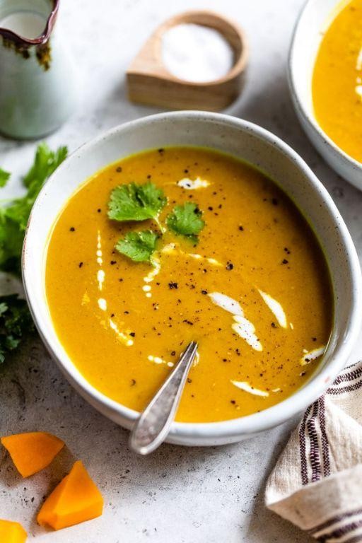 Coconut Curry Butternut Squash Soup