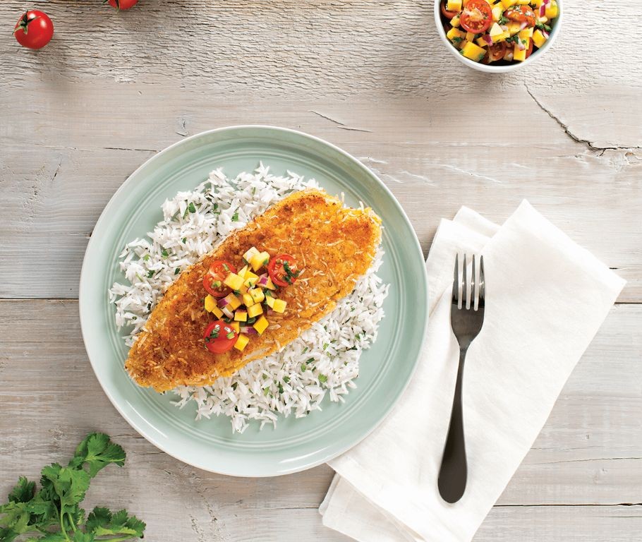 Coconut Fried Swai Fish